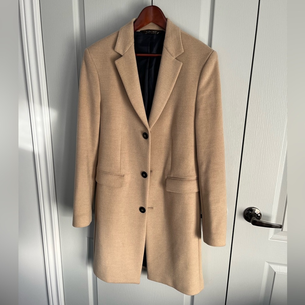 Men’s Overcoat in Tan